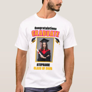 T-shirt Graduate Photo Graduation Félicitations sur mesure
