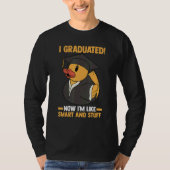 T-shirt Graduate School Duck Graduation (Devant)