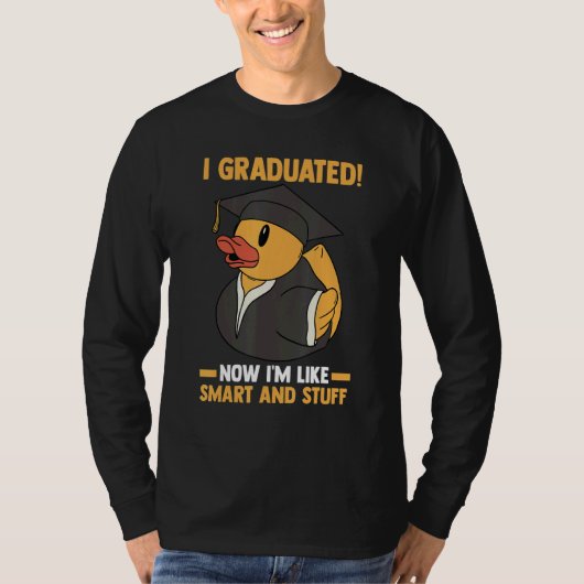 T-shirt Graduate School Duck Graduation (Devant)