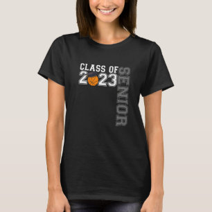 T-shirt Graduate Senior Class of 2023 Basketball Player Gr