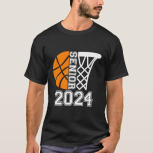 T-shirt Graduate Senior Class Of 2024 Joueur De Basketball