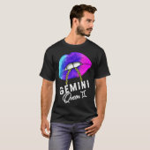 T-shirt Graduated Purple Blue Gemini Queen May or June Wom (Devant entier)