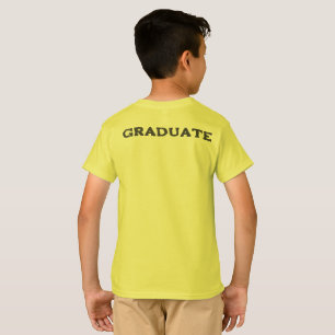 T-shirt Graduates, nom photo. jardin d'enfants jau