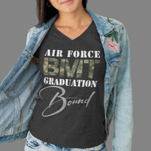 T-shirt Graduation BMT de la Force aérienne - Couleur fonc