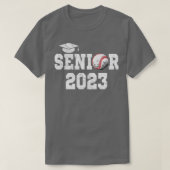 T-shirt Graduation Class 2023 Senior Baseball Player Gradu (Design devant)