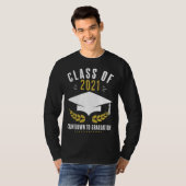 T-shirt Graduation Countdown Senior 2021 (Devant entier)