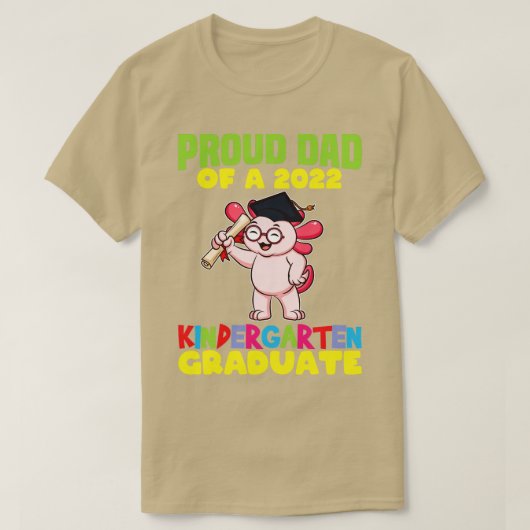 T-shirt Graduation Fier Papa 2022 Maternelle 3e année (Design devant)