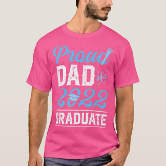 T-shirt Graduation Fier Papa D'Un Diplômé De 2022 Gras Sen