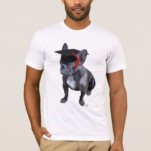 T-shirt Graduation French Bulldog (Devant)