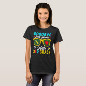 T-shirt Graduation Goodbye 2nd Grade Hello 3rd Grade Back  (Devant entier)
