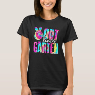 T-shirt Graduation Paix Déconnexion maternelle Jardin Tie 