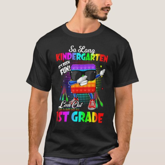 T-shirt Graduation Pop It So Long Kindergarten 1ère année  (Devant)