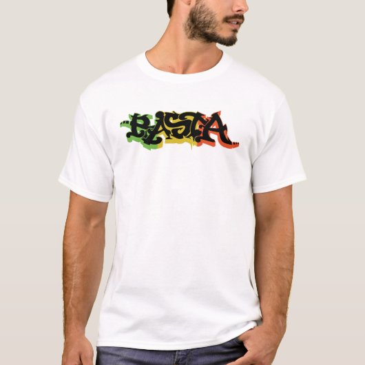 T-shirt Graf Rasta Shirt avec des couleurs et le noir de (Devant)
