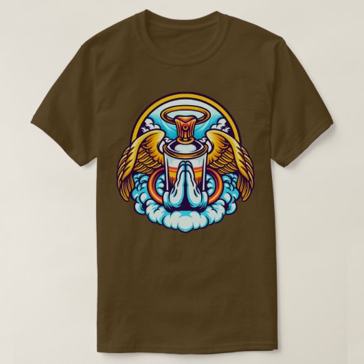T-shirt Graffiti Angel (Design devant)