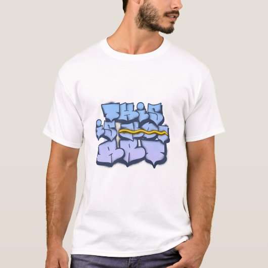T-shirt Graffiti Art Design (Devant)