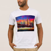 T-shirt Graffiti Art San Francisco Skyline (Devant)