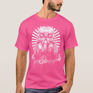 T-shirt Graffiti Art Urban Skull Gas Mask Graffiti Artiste