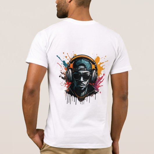 T-shirt Graffiti Beats, Splashed Beats (Dos)