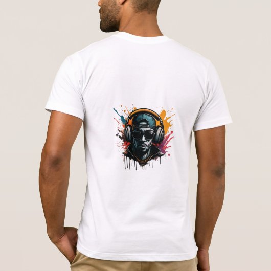 T-shirt Graffiti Beats, Splashed Beats (Dos)