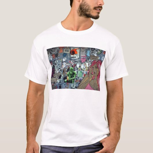 T-shirt Graffiti, Berlin, Allemagne (Devant)