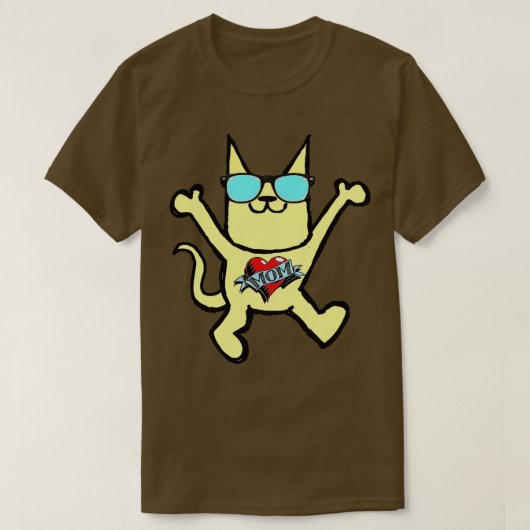 T-shirt Graffiti Chat 24 1 (Design devant)