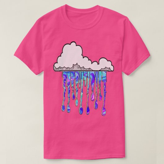 T-shirt Graffiti Cloud Purple Art par LowEndGraphics 1 (Design devant)