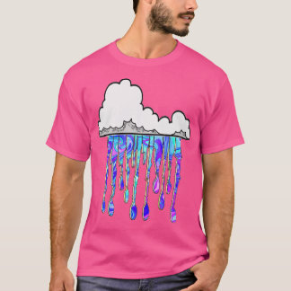 T-shirt Graffiti Cloud Purple Art par LowEndGraphics 1