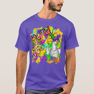 T-shirt Graffiti coloré Oiseau de mer