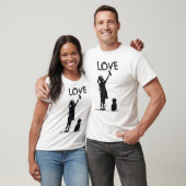 T-shirt Graffiti d'amour (Unisexe)