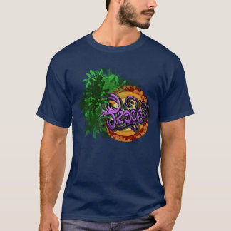 T-shirt Graffiti d'art drôle de paix