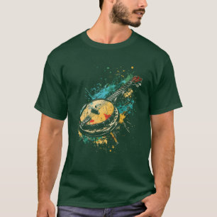 T-shirt Graffiti de banjo drôle