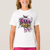 T-shirt Graffiti de bonnes vibrations (Devant)