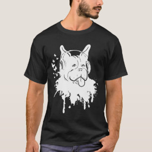 T-shirt Graffiti de Boston Terrier Splatter