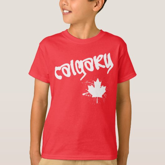 T-shirt Graffiti de Calgary (Devant)