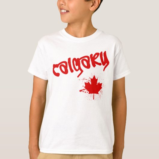 T-shirt Graffiti de Calgary (Devant)