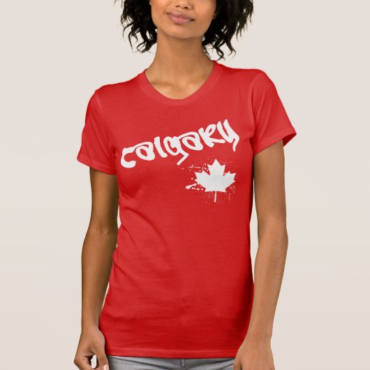 T-shirt Graffiti de Calgary (Devant)