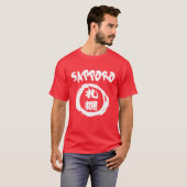 T-shirt Graffiti de kanji de Sapporo (Devant entier)