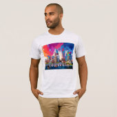 T-shirt Graffiti de Louisville Skyline (Devant entier)
