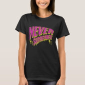 T-shirt Graffiti de motivation Never Surrender Typographie (Devant)