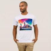 T-shirt Graffiti de Nashville Skyline (Devant entier)
