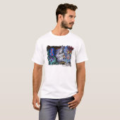 T-shirt Graffiti de NYC "je, OK de m " (Devant entier)