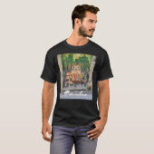 T-shirt Graffiti de rue de Barcelone (Devant entier)