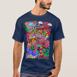 T-shirt Graffiti de sorciers