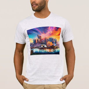 T-shirt Graffiti de Sydney Skyline