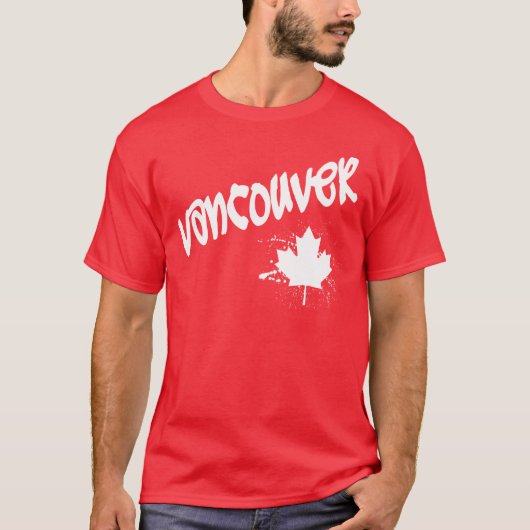T-shirt Graffiti de Vancouver (Devant)