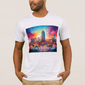 T-shirt Graffiti d'Indianapolis Skyline (Devant)