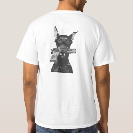 T-shirt Graffiti Doberman Art (Dos)