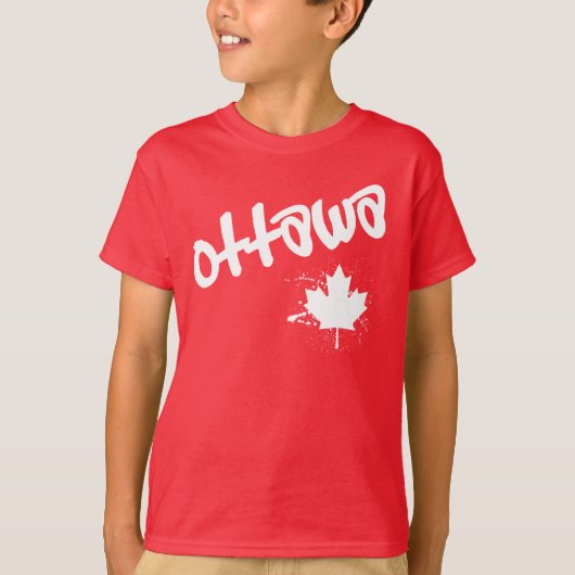 T-shirt Graffiti d'Ottawa (Devant)