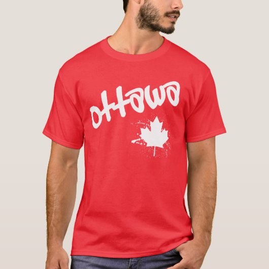 T-shirt Graffiti d'Ottawa (Devant)