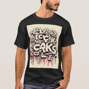 T-shirt Graffiti Drip Typography Tep